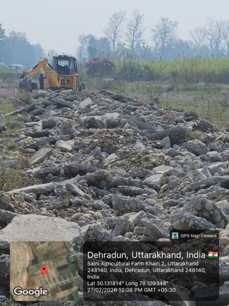 अवैध प्लॉटिंग पर एमडीडीए की बड़ी चोट, डोईवाला में मारखम ग्रांट से खेरी तक एमडीडीए का एक्शन, 77 बीघा अवैध प्लॉटिंग पर चला दिया बुलडोजर