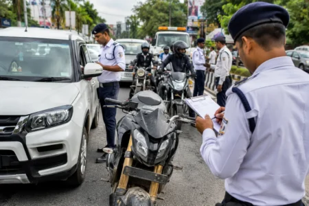 देहरादून में बिना नंबर प्लेट वाहनों पर बड़ा एक्शन, 4 महीने में 2578 चालान