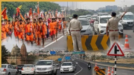 कांवड़ यात्रा में बाहरी राज्यों से आने वाले वाहनों के लिए रूट डायवर्जन प्लान जारी