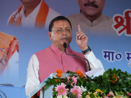 मुख्यमंत्री श्री पुष्कर सिंह धामी ने गदरपुर में ₹2,830.07 लाख की विकास परियोजनाओं का लोकार्पण एवं शिलान्यास किया