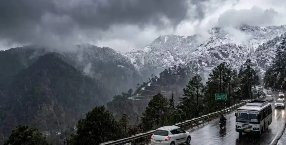उत्तराखंड में बदलेगा मौसम, नौ पर्वतीय जिलों में बारिश के आसार; ऊंचाई वाले क्षेत्रों में बर्फबारी का अलर्ट